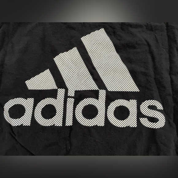 Mens adidas size large black graphic short sleeve t shirt - Picture 4 of 4